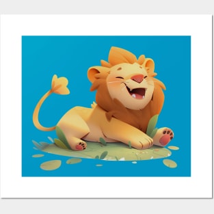 Lionhearted Cuteness Posters and Art